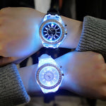 led Flash Luminous Watch Personality trends students