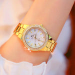 Luxury Brand Rhinestones Gold Women Watches